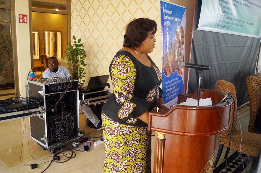 Rose Mutombo Présidente du CAFCO RDC